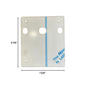 NRC stainless steel outrigger rear cap for towing recovery equipment (image 1)
