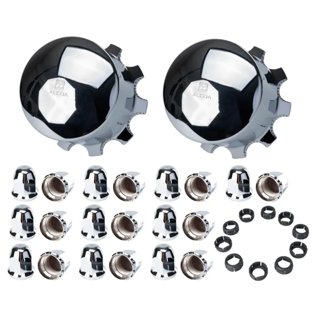 alcoa premium chrome abs plastic hub cap covers - #077188DT