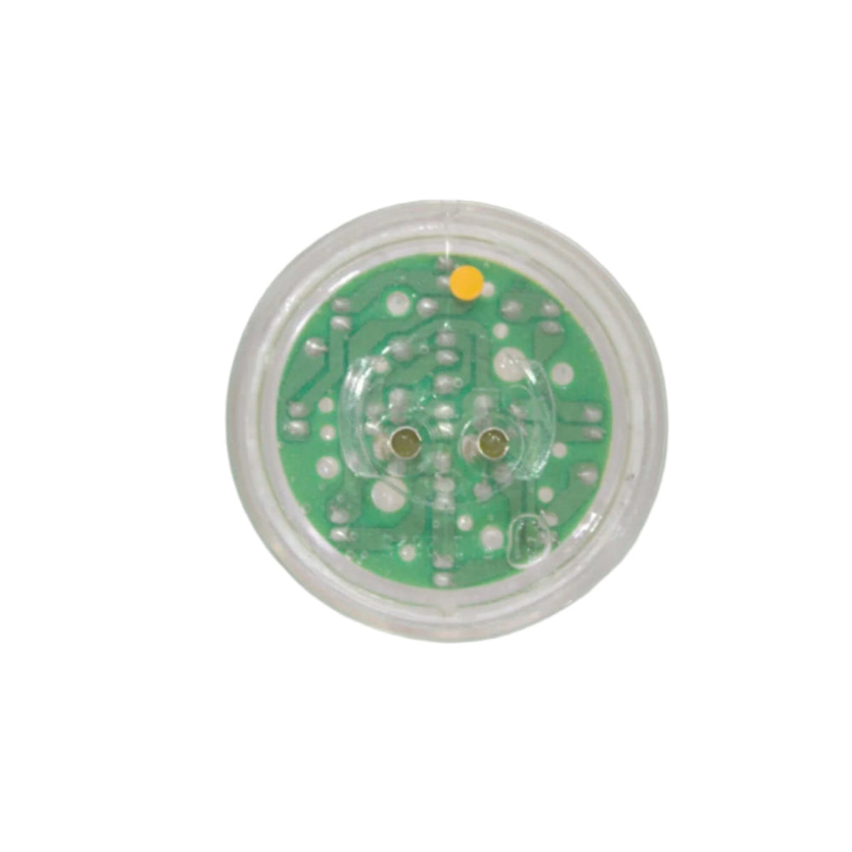 back of 2 1/2" amber clearance marker light for NRC carrier tow trucks