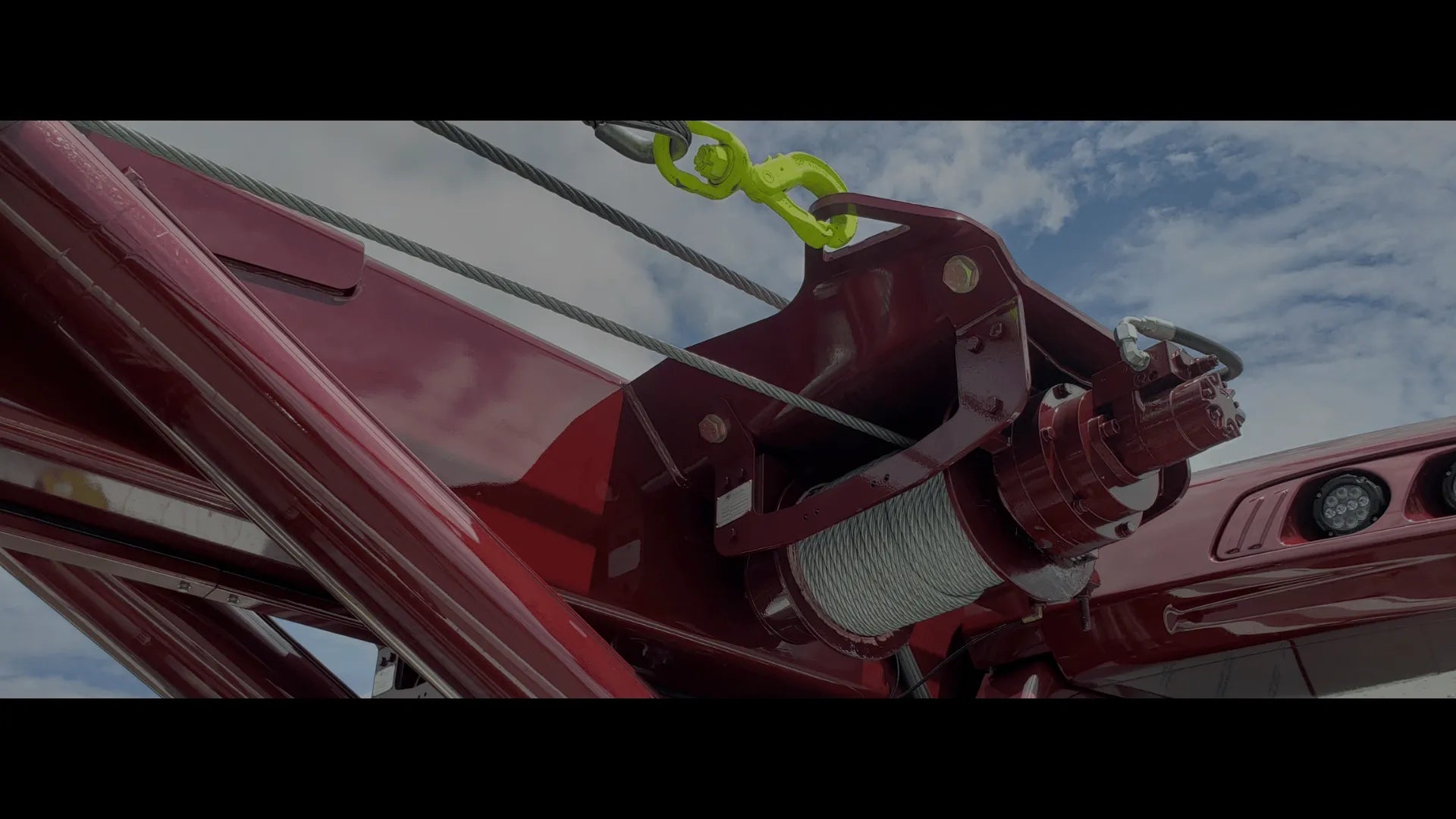 Auxillary Winch on NRC CSR Wrecker