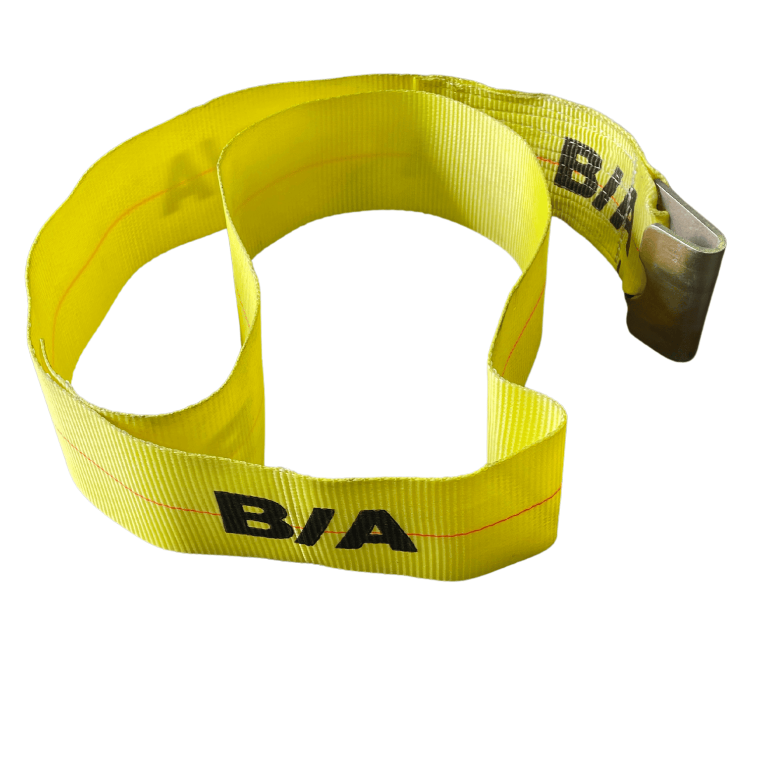 B/A 4" tie down strap with flat hook