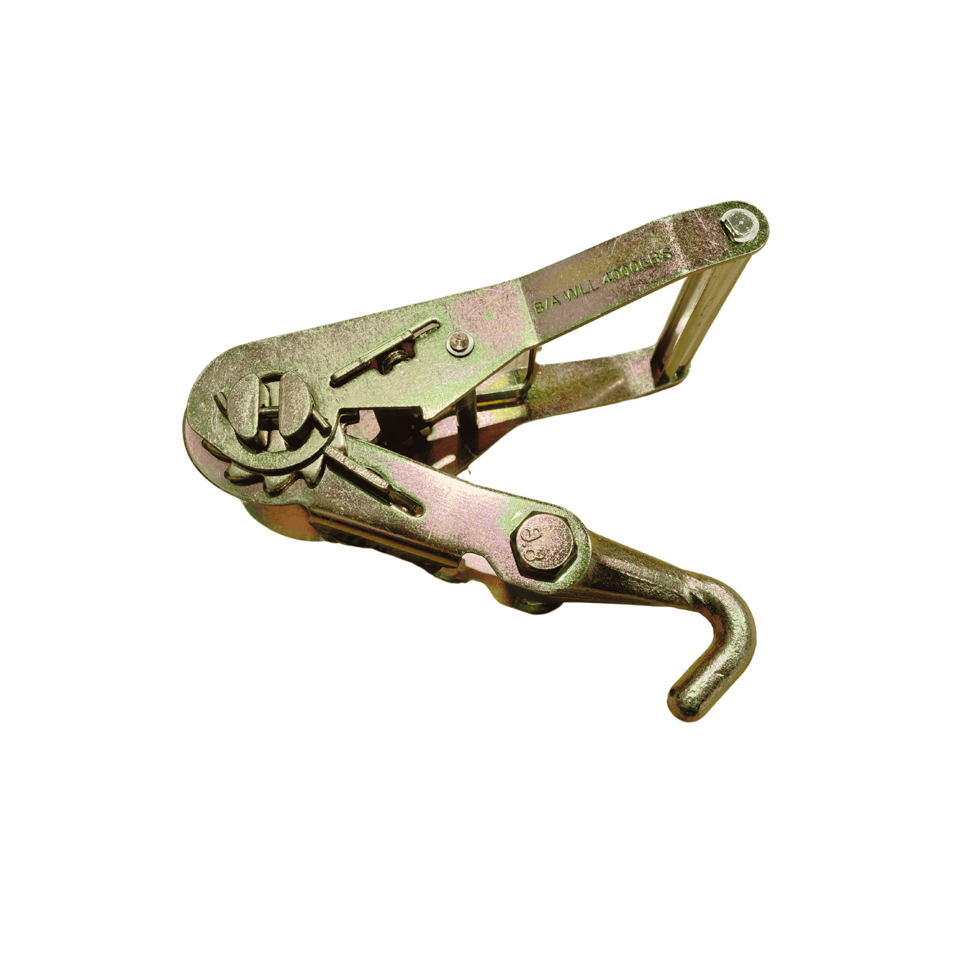 b/a products co 2" wide ratchet w/ forged finger hook 