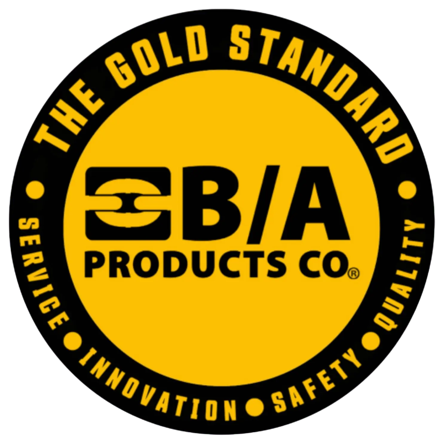 B/A Products Co. Logo. maker of tie down straps, ratchet straps, and other cargo control supplies
