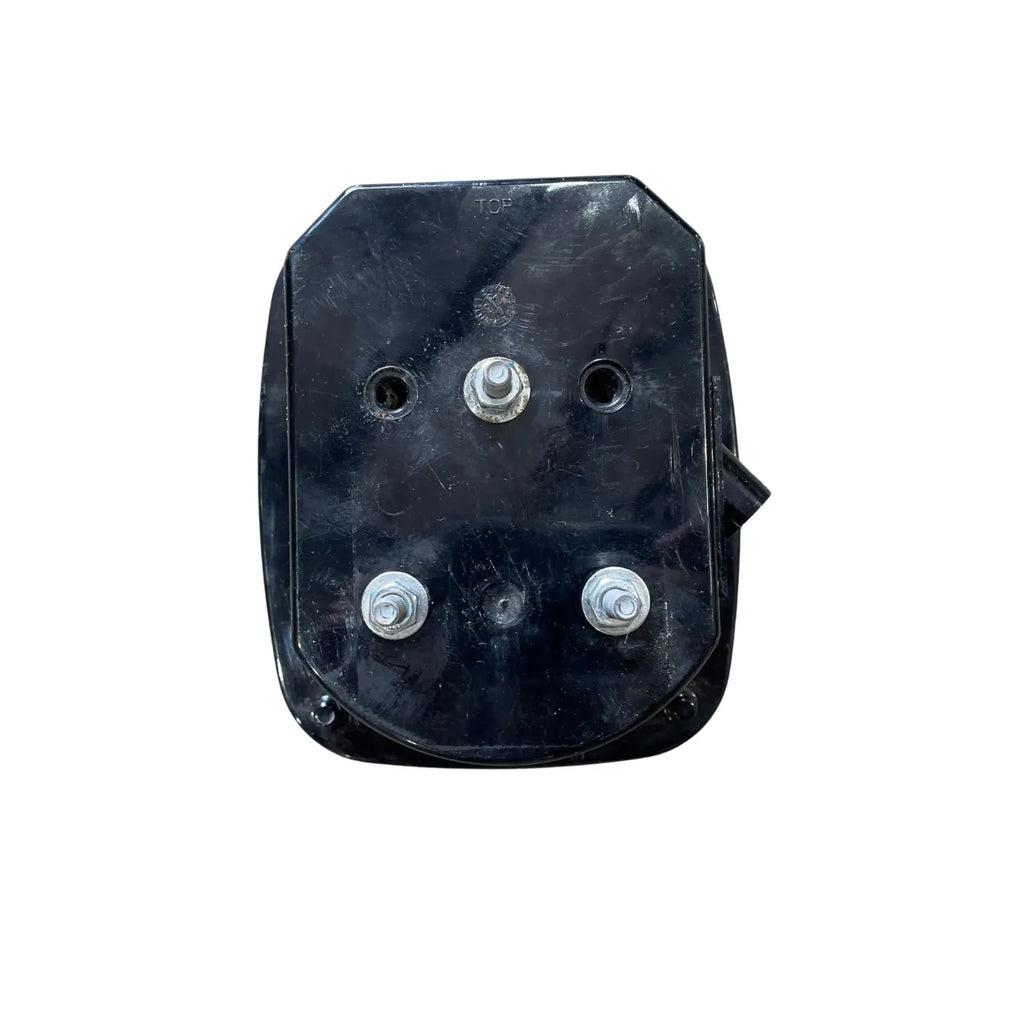 Grote 91302 lens back side showing four screw holes and clear back-up window section