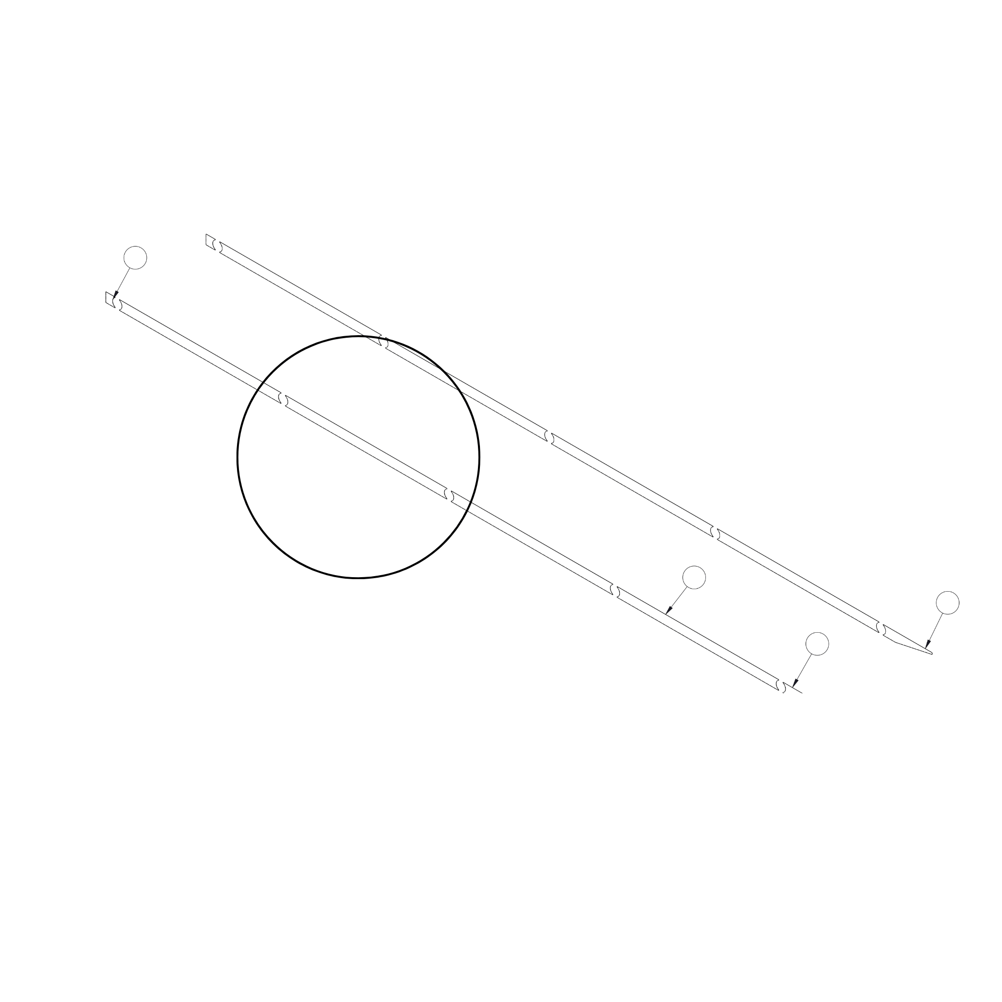 breakdown of the stainless trim for the side of the bed
