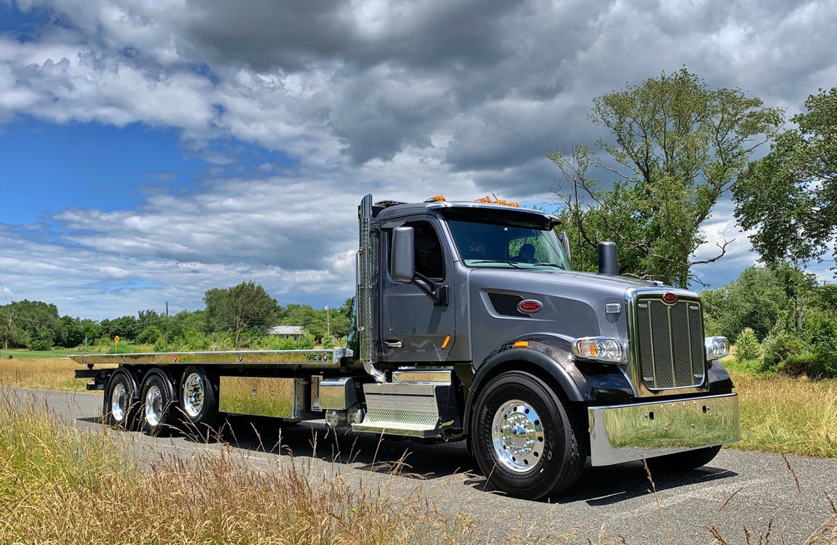 car carrier with stainless steel toolboxes - NRC carriers