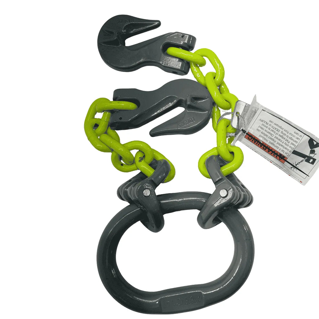 DOG101.5 Grade 100 Hi-Vis DOG V-Chain for rigging and recovery jobs