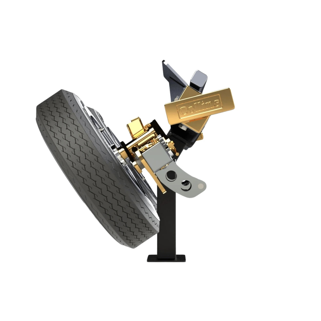 highlighting deck mounted combo dolly and rail mount holding collins dollies dolly frame and cross rails 