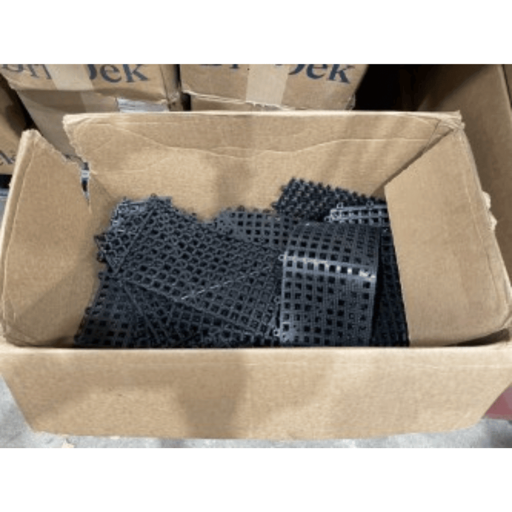 extra and oddly cut pieces of dri-dek slip-resistant surfaces