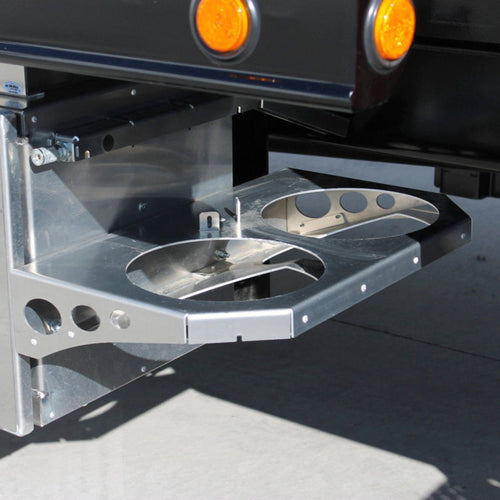 dual trash can mount - toolbox accessories - organization