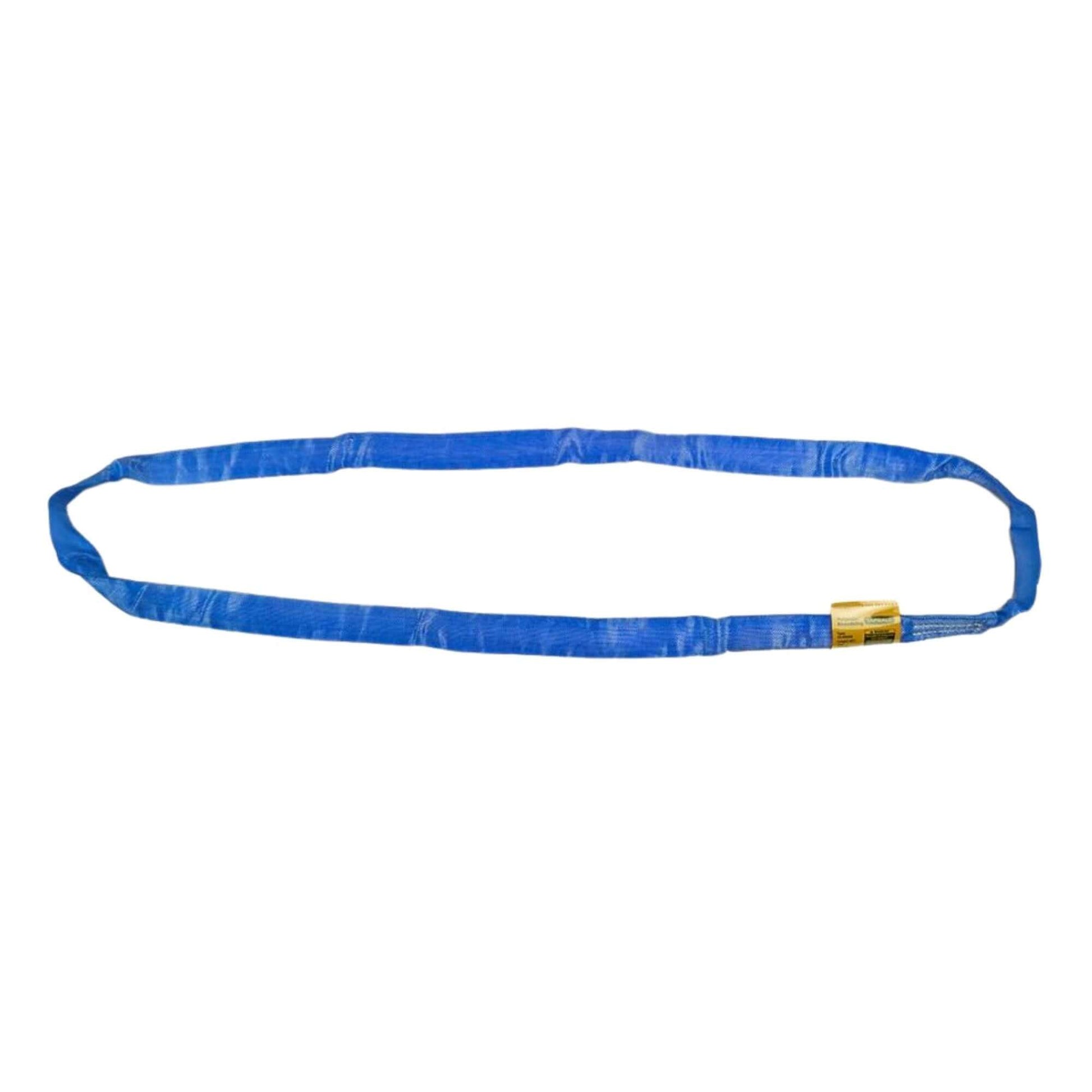 blue round sling - endless loop - blue sling - rigging