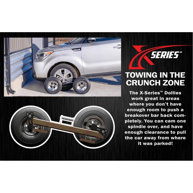 in the ditch extended life extreme duty x-series XL-XD dolly set - ITD2790-P 
