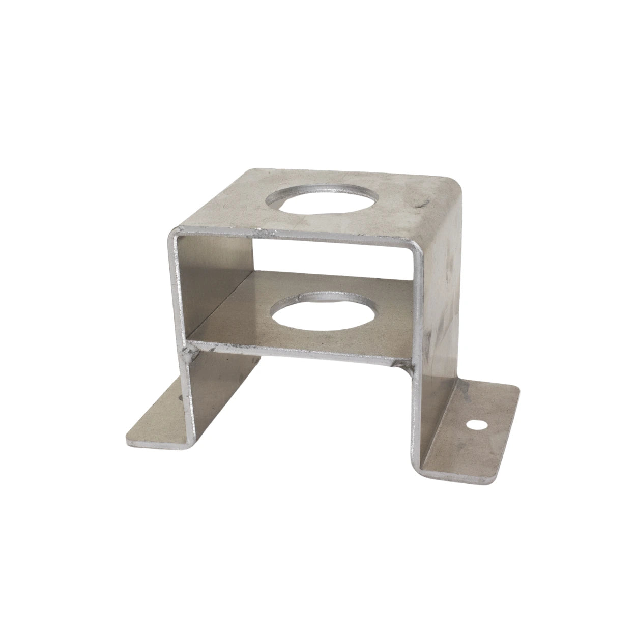 A metal fifth wheel bracket support assembly, typically used for car carrier or wrecker to store your fifth wheel base 