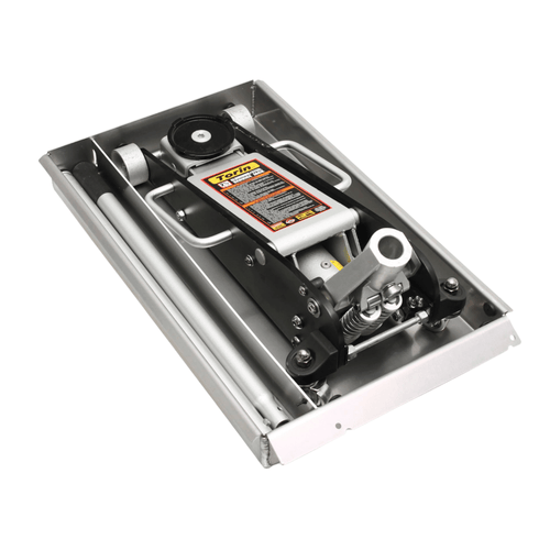 floor jack tray from In the Ditch. Keep your jack from rolling around your toolboxes