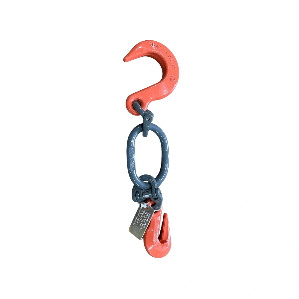Tag for 1/2" Foundry Hook and Grab Hook on an Oblong - 15,000 WLL