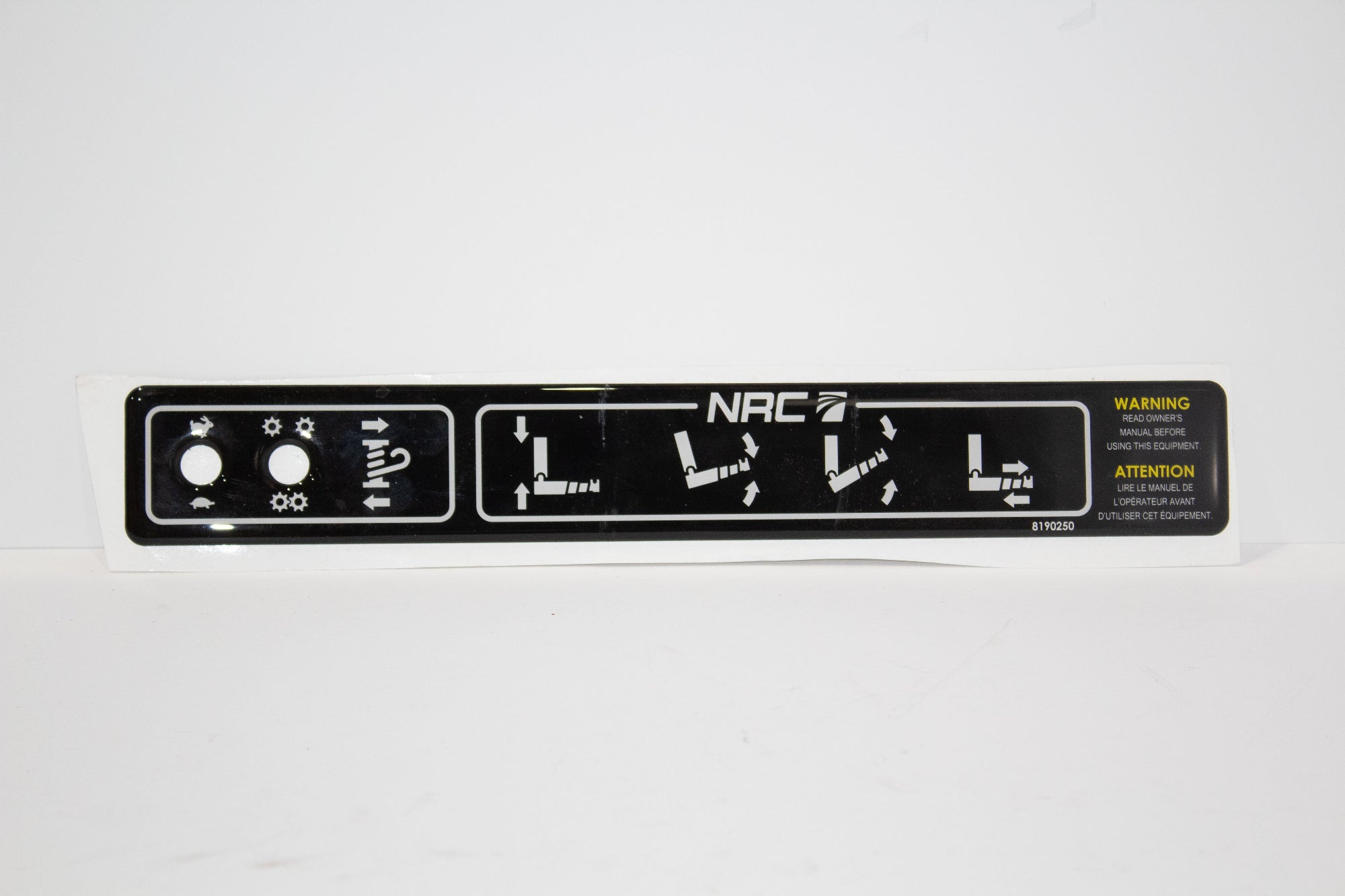 Axle-Lift Function Sticker for Control Box - Enhance Control ...