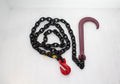 3/8" x 10' Grade 80 Cradle Grab & 15" J Hook Chain - Towing Supplies