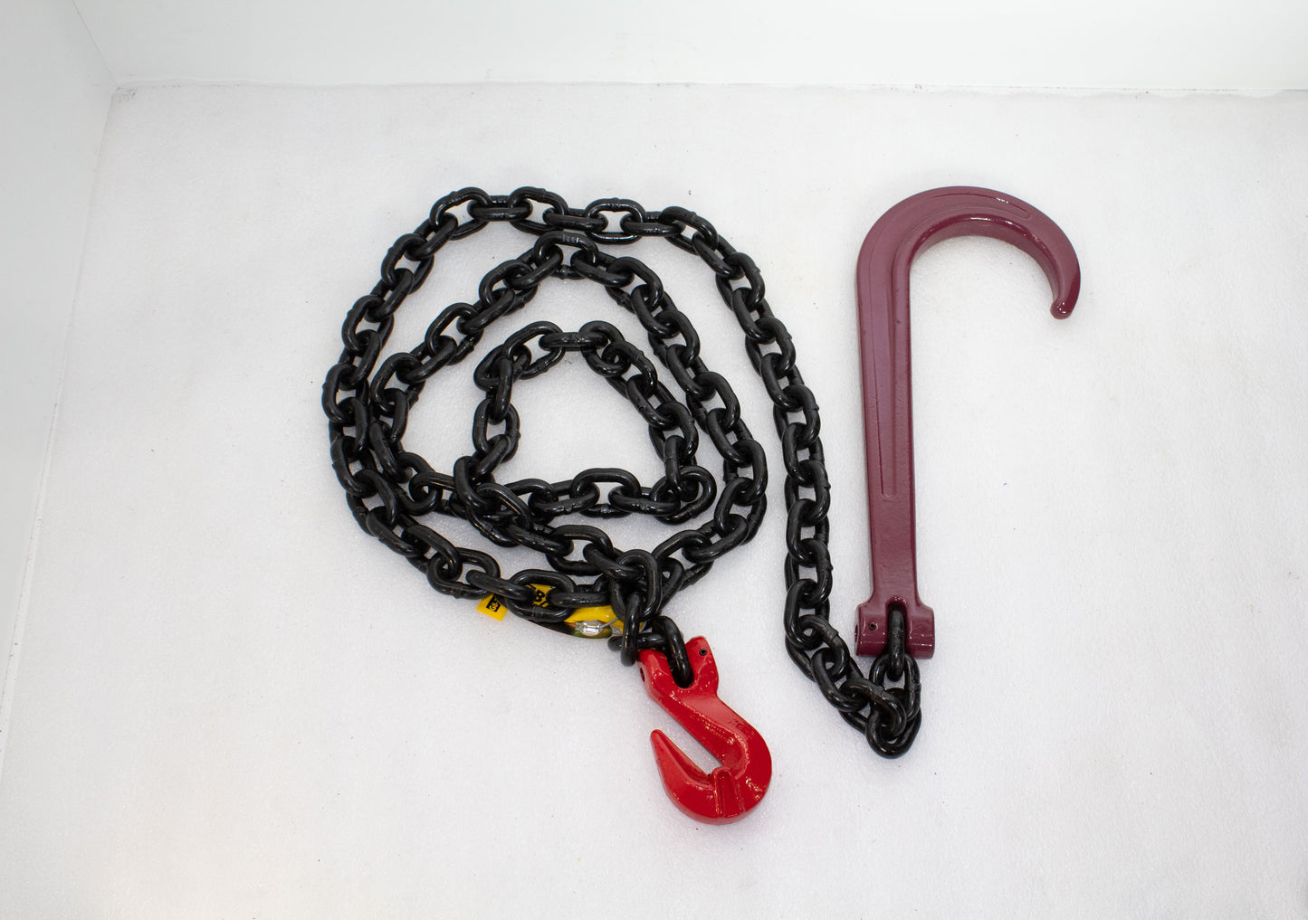 3/8" x 10' Grade 80 Cradle Grab & 15" J Hook Chain