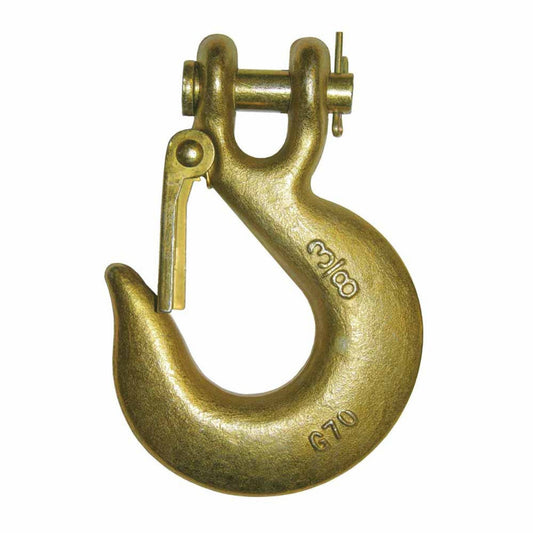 Grade 70 Clevis Slip Hook with Latch - towing accessories - b/a products - 11-38G7SHL