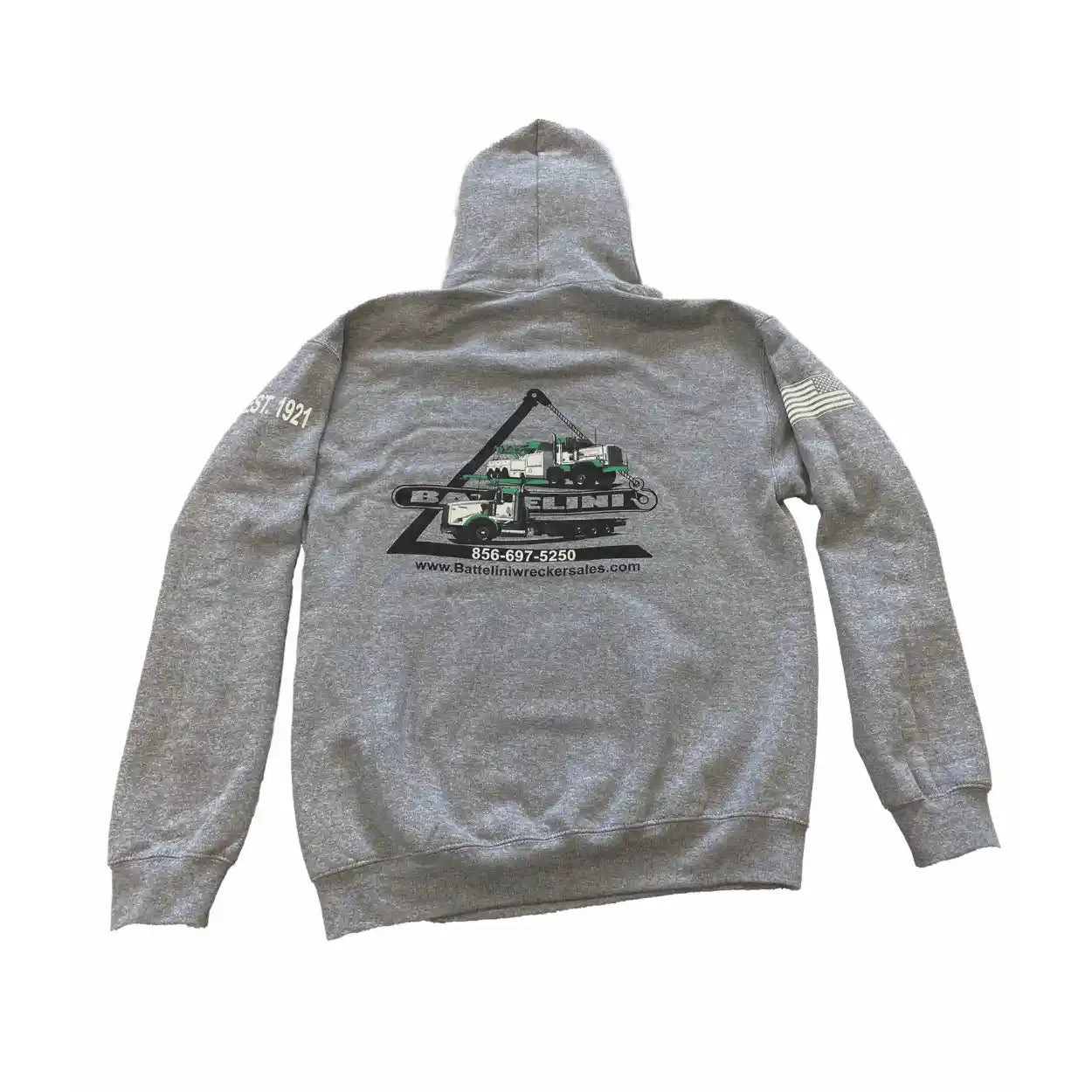 graphite heather premium trucking hoodie