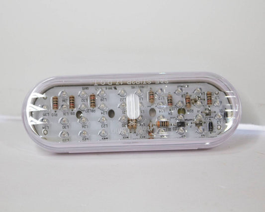 grote oval stop/turn/tail hi count LED red clearance lens