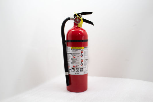 Fire Extinguisher, Class ABC, UL Rating 3A:40B:C, Dry Chemical, 5 lb capacity, 18 ft Range