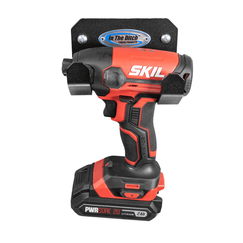 impact gun holder from in the ditch. hang your power tools 