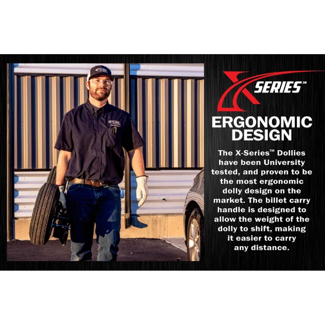 The X-Series Dollies have the most ergonomic design on the market ITD2790-P
