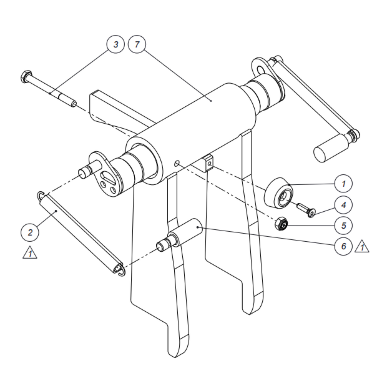 lock for wheel lift - axle lift - wrecker parts