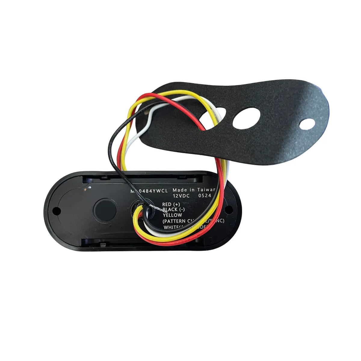Maxxima M20484YWCL Amber/White 4-LED Warning Light