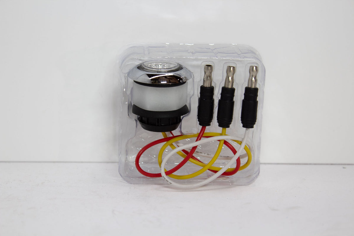 Mini Button Dual Revolution Red/Purple LED Light