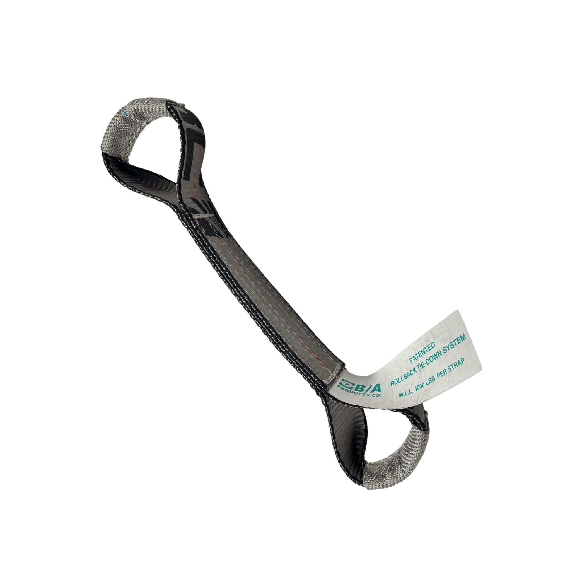 short strap with sewn eyes for tie-down kit - dog bone strap