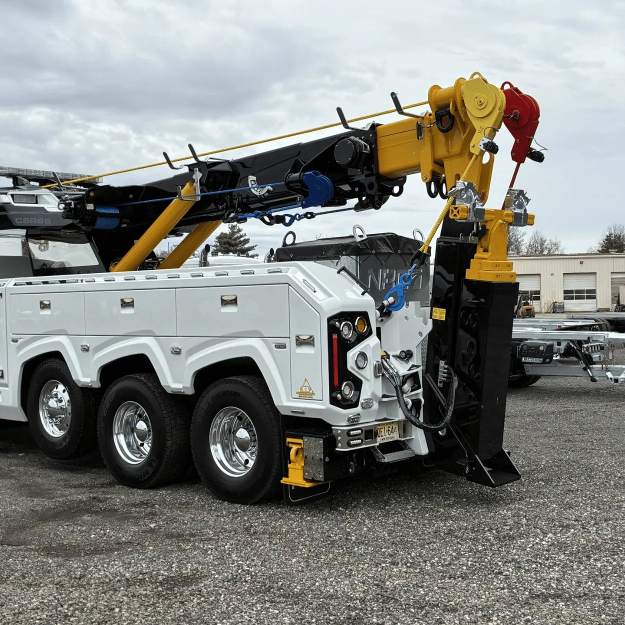 nrc small rigging box on the back of an NRC wrecker