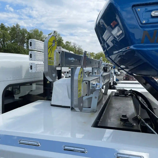 NRC double spreader bar holder set intstalled on a heavy duty wrecker - 8665152