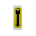 yellow bed arrow stickers for NRC car carriers.