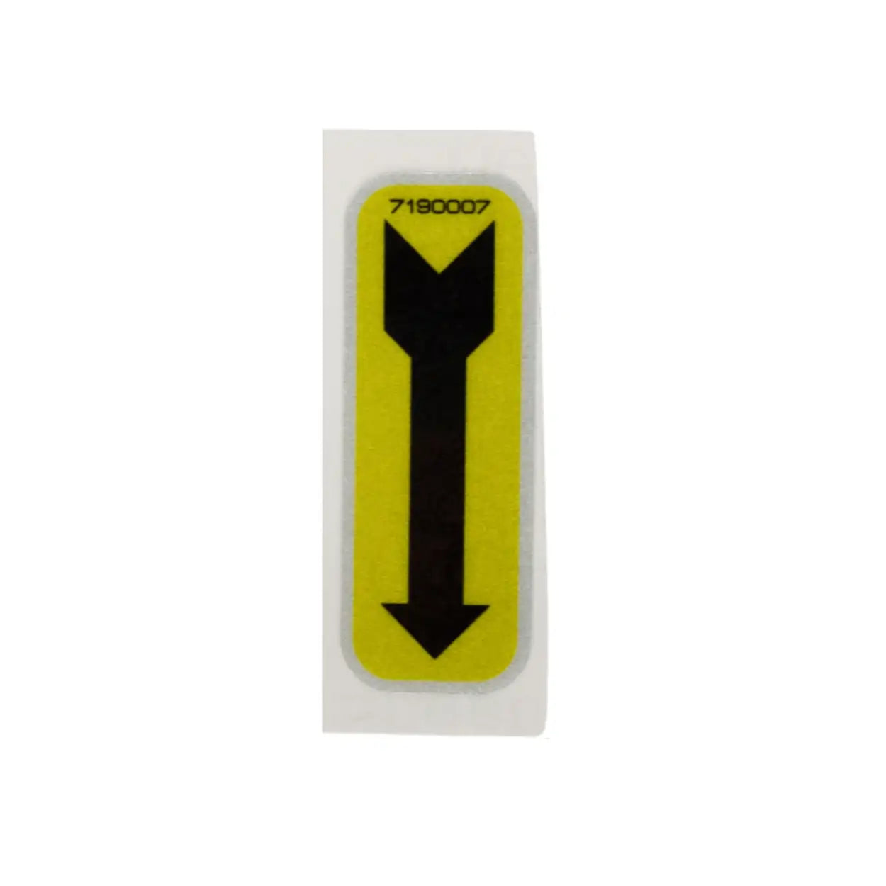 yellow bed arrow stickers for NRC car carriers.