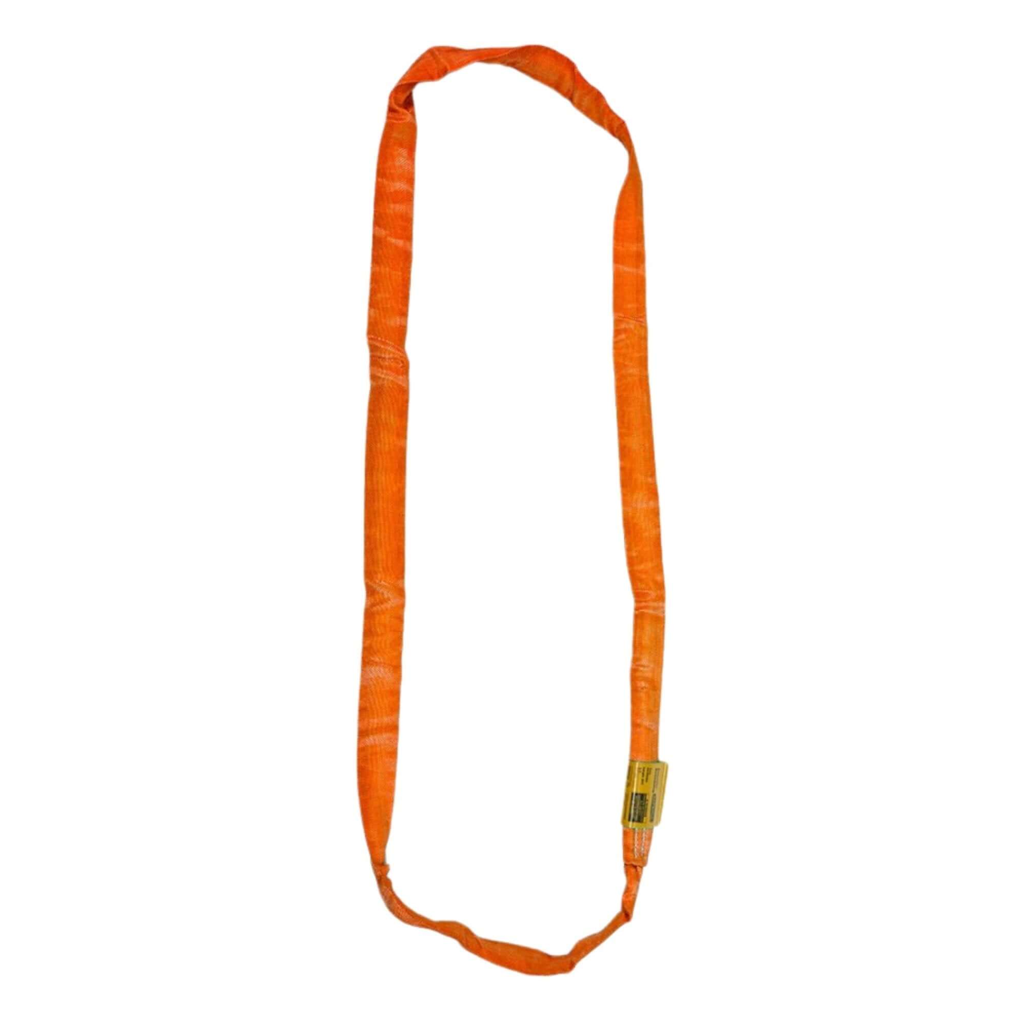 orange endless loop round sling - round slings - rigging