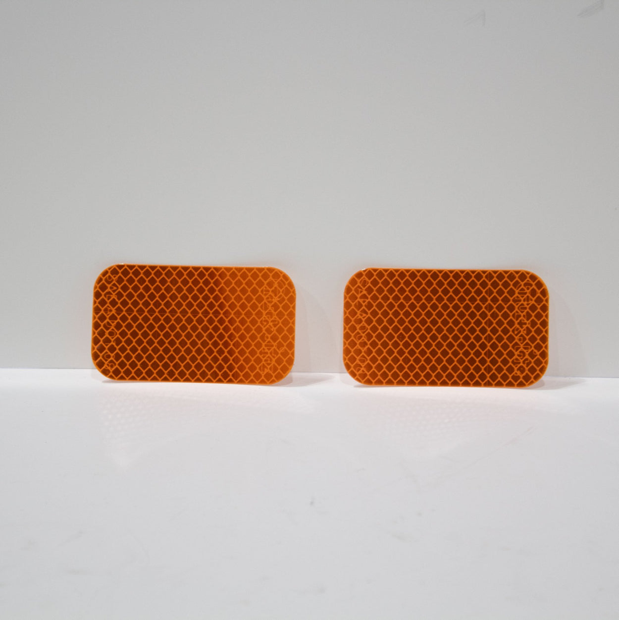 orange reflective sticker for the side of a car carrier