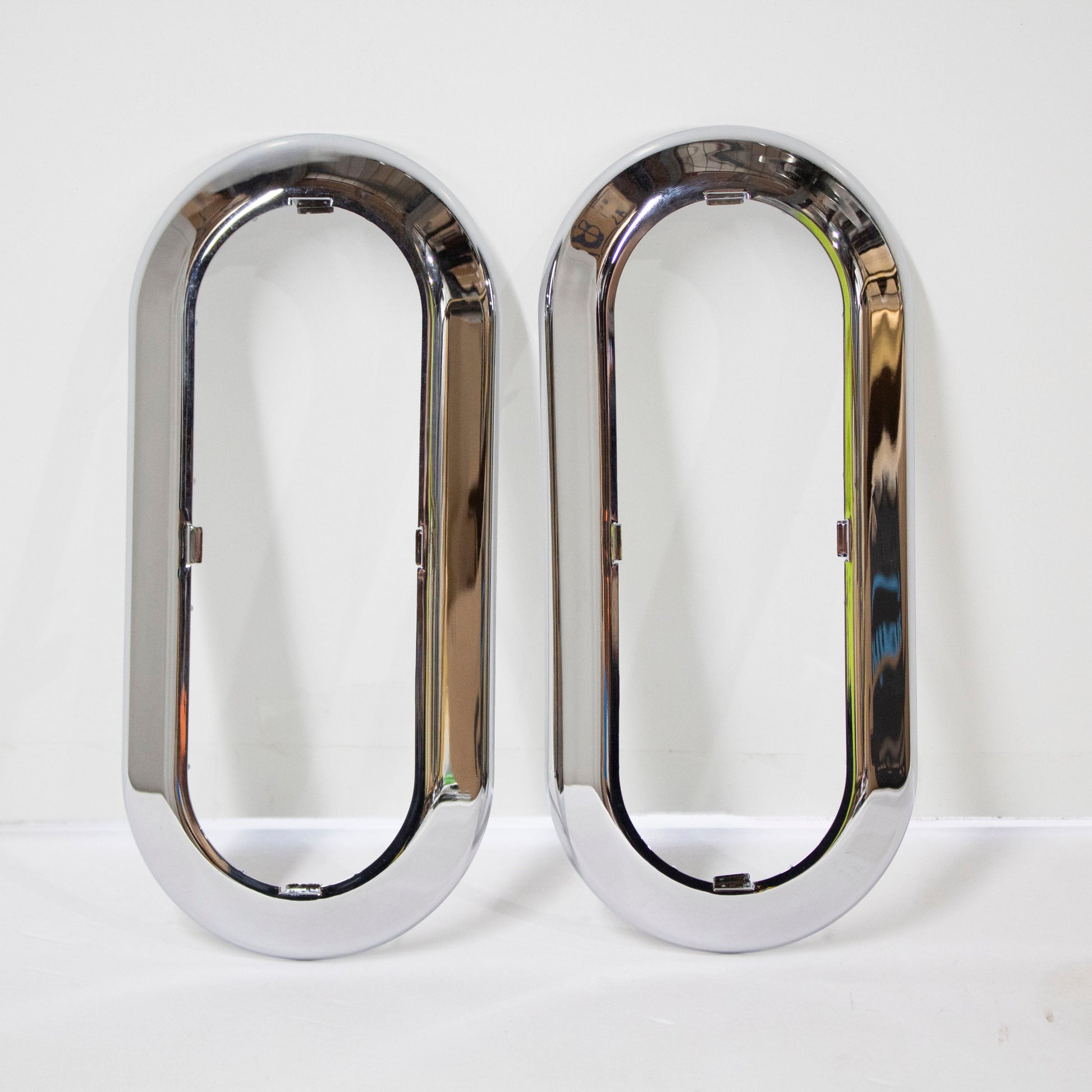 6-Inch Oval Trailer Tail Light Chrome Bezel for TBL6110 - PSZACCTBL6110K1