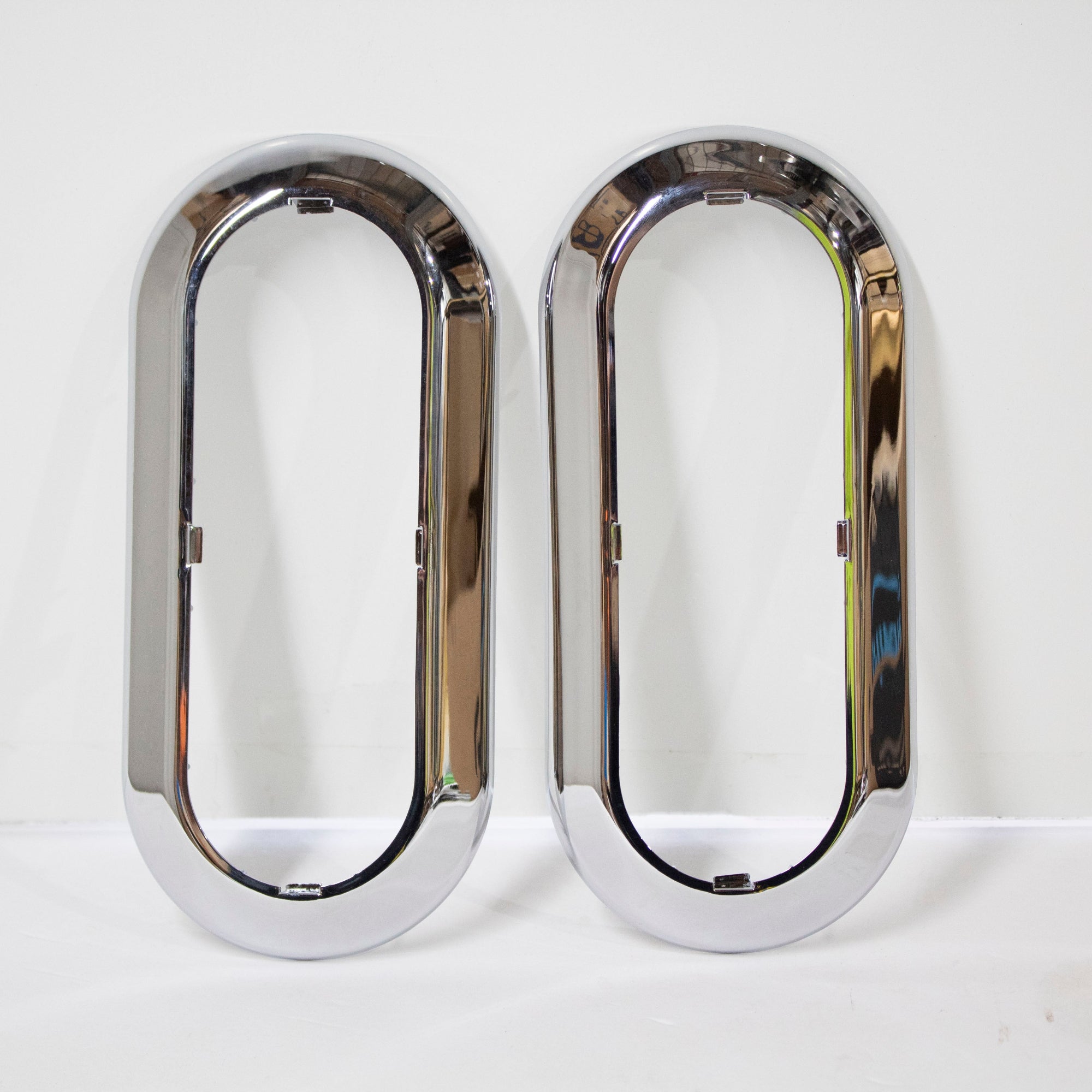 6-Inch Oval Trailer Tail Light Chrome Bezel for TBL6110 - PSZACCTBL6110K1