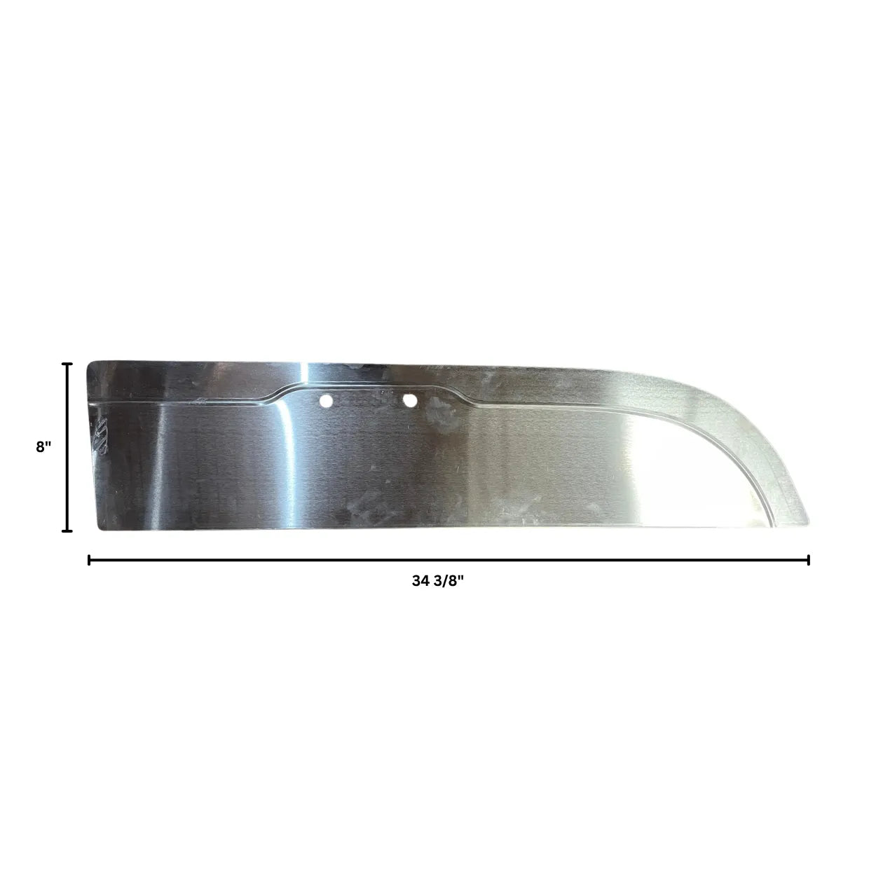 8" Window Chop Tops Visor for Kenworth T680/T880 | Sanded