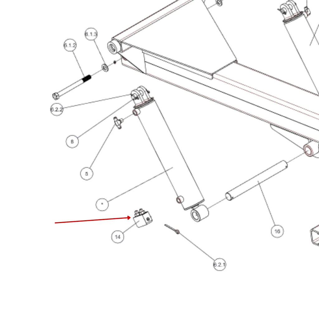 Hydraulic Block Assembly Expandable Stabilizer Elevation