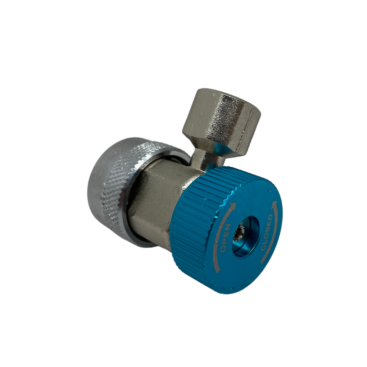 (18190A) R-134a Low Side Service Coupler with Blue Actuator - Durable and reliable for automotive AC systems