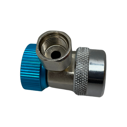 (18190A) R-134a Low Side Service Coupler with Blue Actuator - Durable and reliable for automotive AC systems