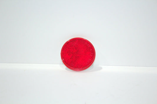 red reflector - round reflector - vehicle decal