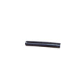 A black rolled spring pin with 3/16'' diameter and 1-1/4'' length.