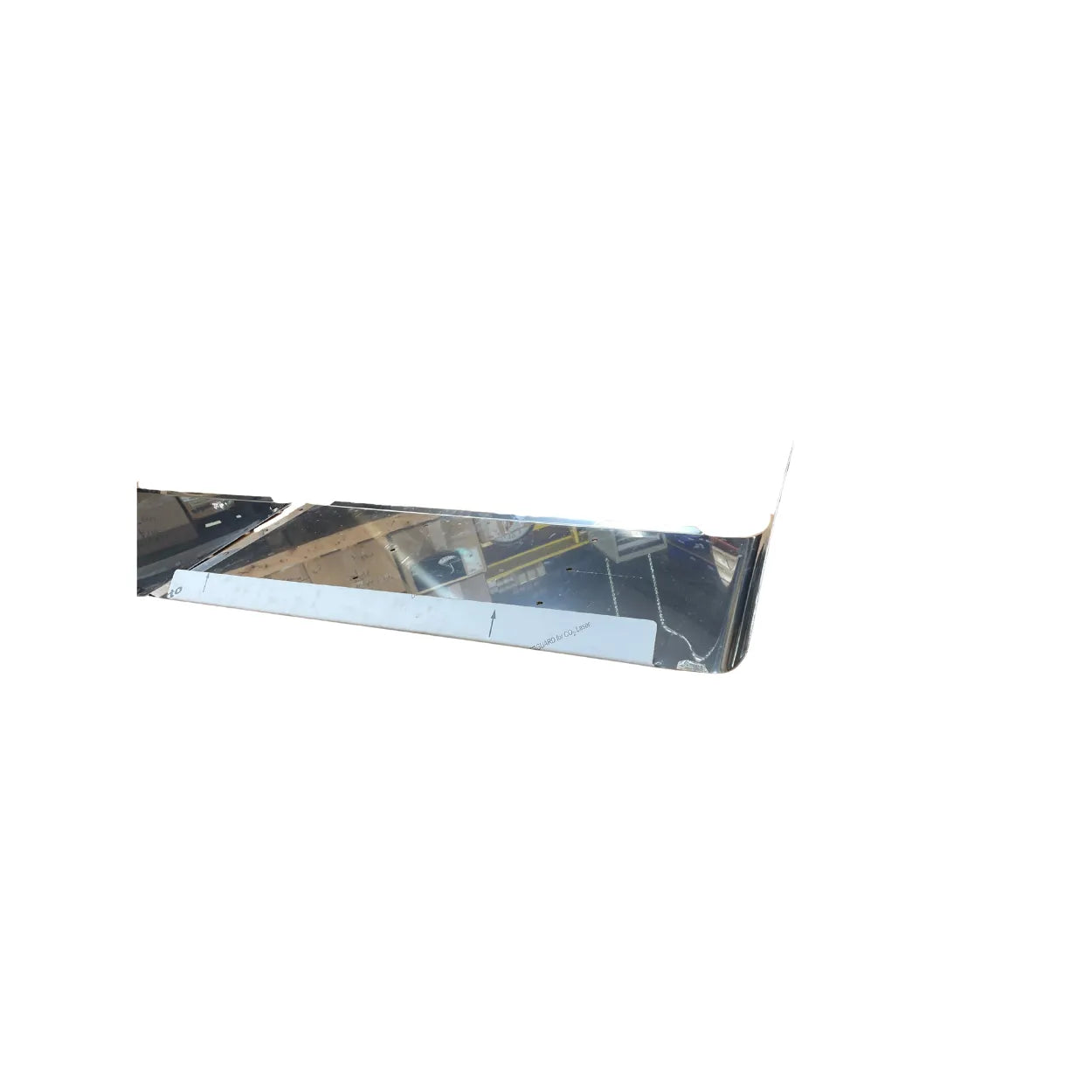 Polished Stainless Steel 13.6" drop Gangster Series Sun Visor