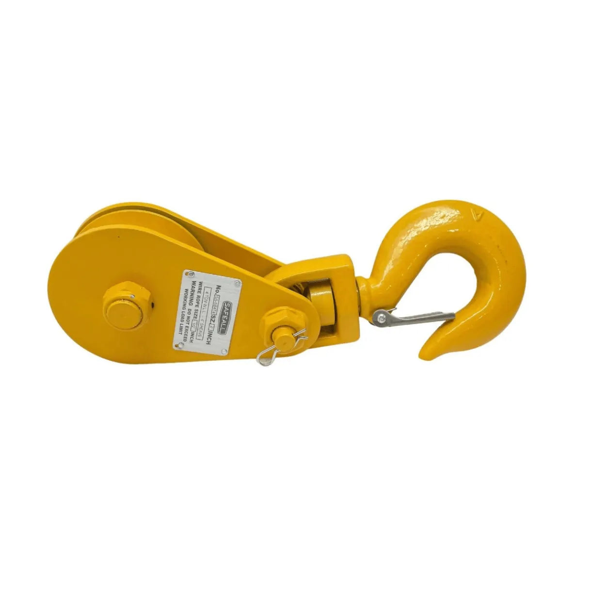 snatch block with swivel hook - rigging - 4 ton snatch block
