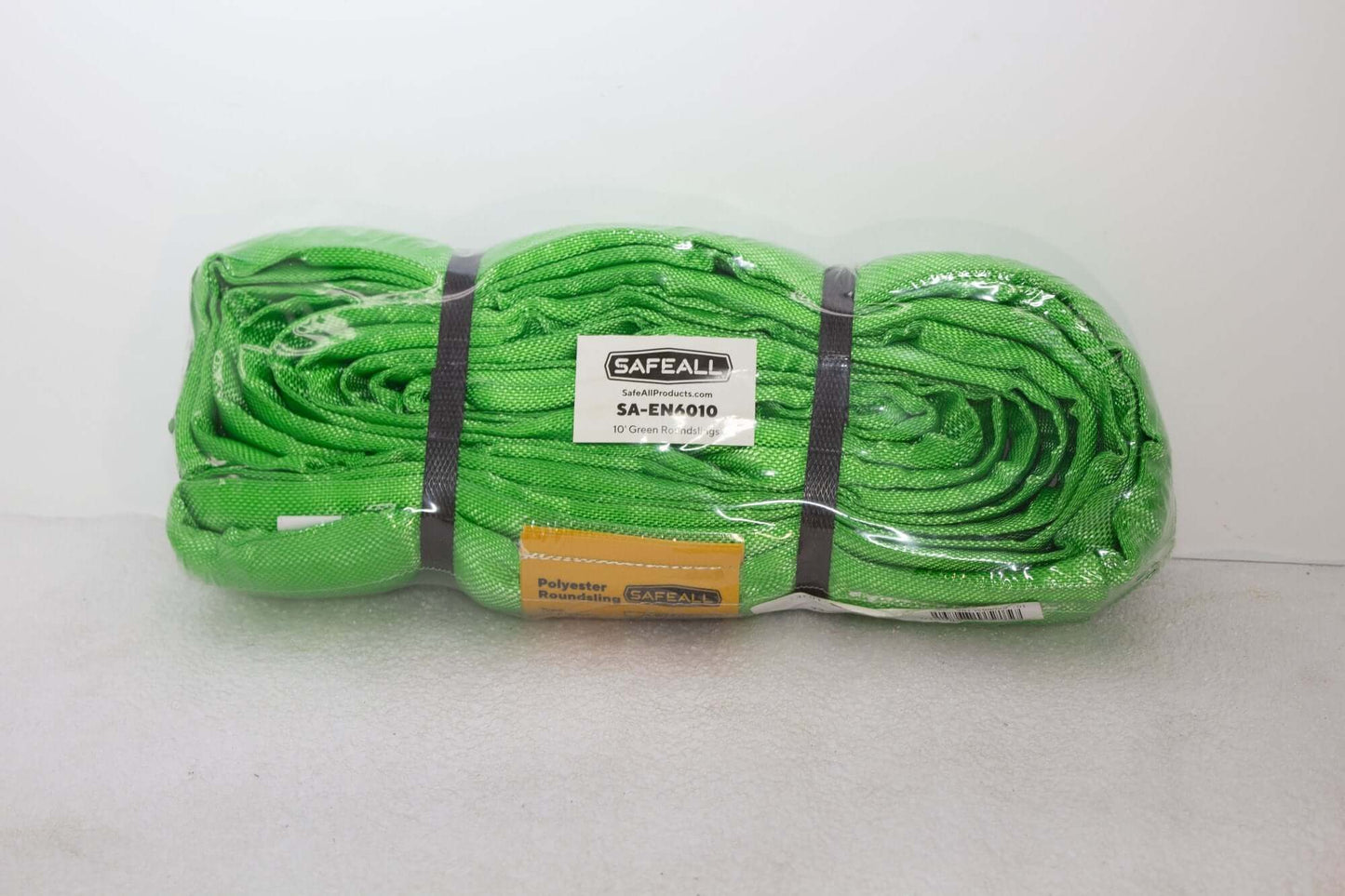 green endless loop round sling - round slings - rigging