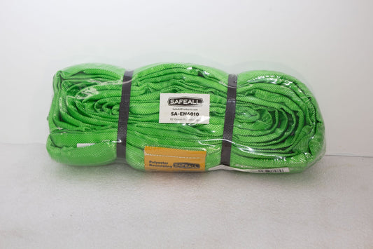 green endless loop round sling - round slings - rigging